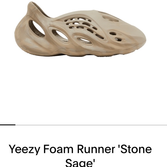 NIB Yeezy Foam Runner ‘Stone Sage’ - Picture 1 of 5